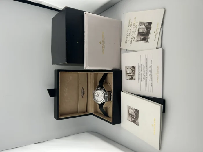 Vacheron Constantin Overseas Silver Dial on Stainless Steel Ref. 49140/423A-8790 with Papers 2004 - Image 7