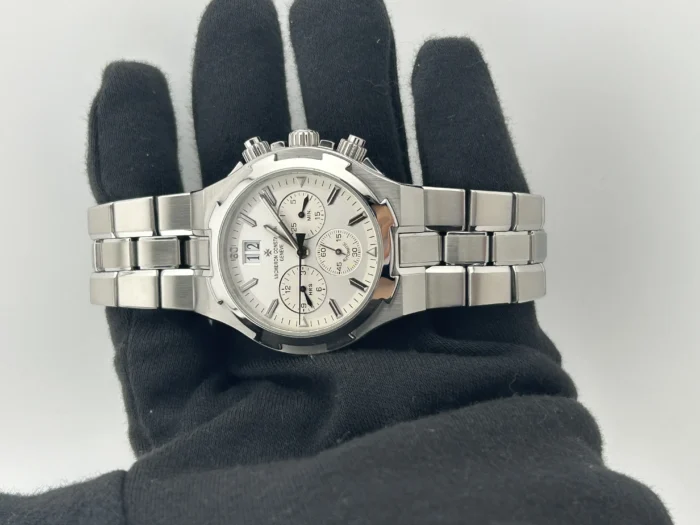 Vacheron Constantin Overseas Silver Dial on Stainless Steel Ref. 49140/423A-8790 with Papers 2004 - Image 2