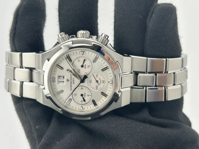 Vacheron Constantin Overseas Silver Dial on Stainless Steel Ref. 49140/423A-8790 with Papers 2004 - Image 3