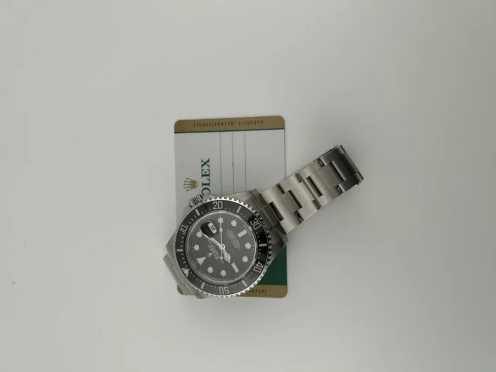 Rolex Sea-Dweller 43 Black Dial on Oyster Ref. 126600 with New Style Card (White) 2018 - Image 7