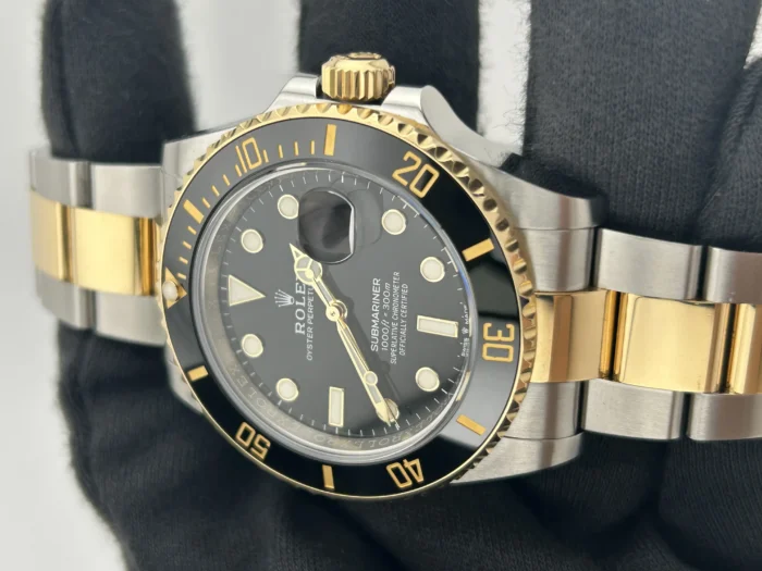 Rolex Submariner Black Dial on Oyster Bracelet Ref. 126613LN with New Style Card (green) 2022 - Image 3
