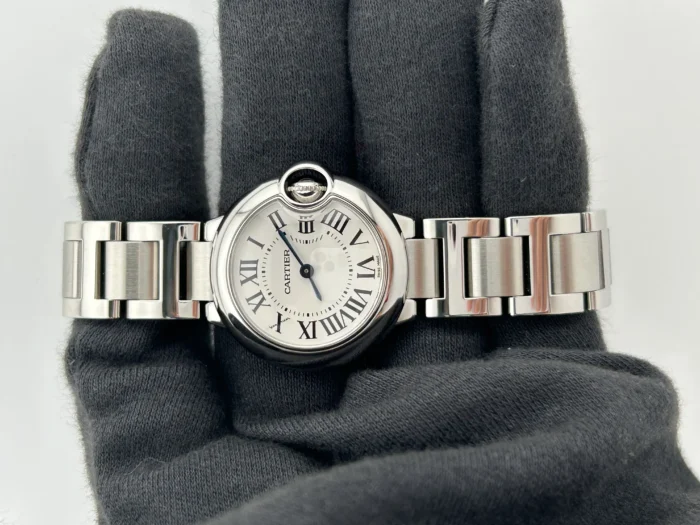 Cartier Ballon Bleu Silvered Opaline Dial on Bracelet Ref. W69010Z4 with Papers 2016 - Image 2