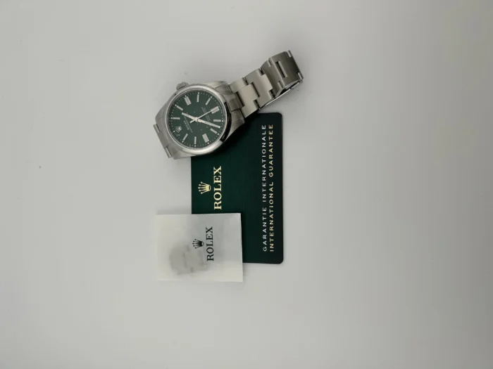 Rolex Oyster Perpetual 41 Green Dial on Oyster Ref. 134300 with New Style Card (green) 2026 - Image 7