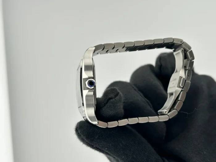 Cartier Santos Silver Roman Dial on Stainless Steel Bracelet Ref. 4075/WSSA0010 with Card - Image 6