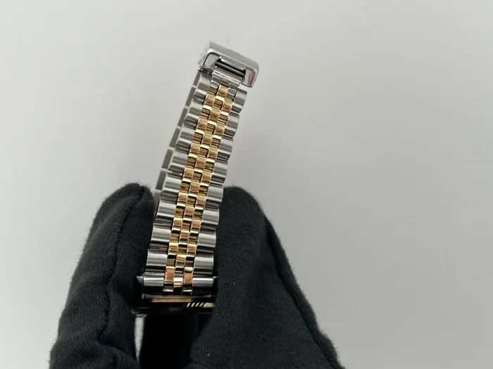 Rolex Datejust Champagne Stick Dial on D-Link Jubilee Bracelet Ref. 68273 - Image 5