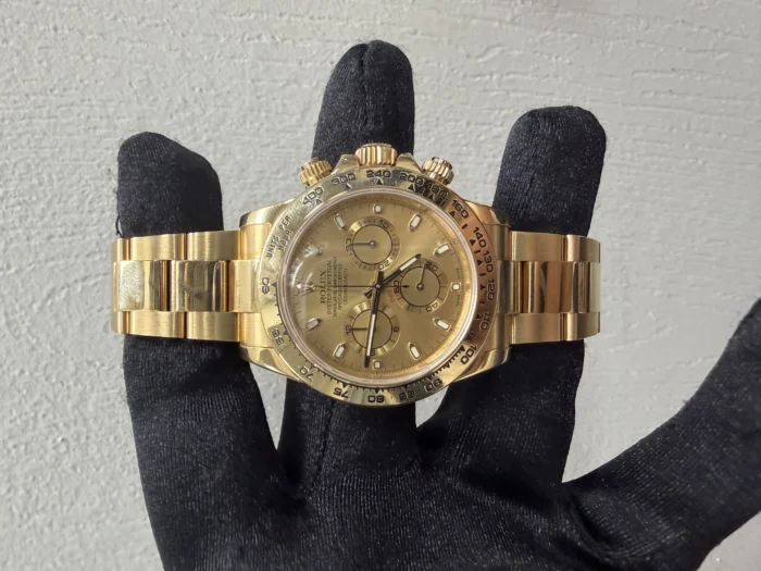 Rolex Daytona Champagne Index Dial on Oyster Ref. 116508 with New Style Card (White) 2016 - Image 2