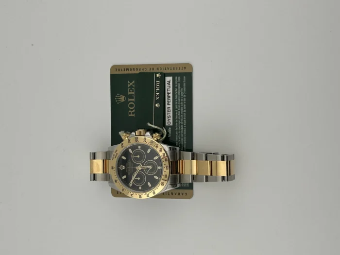 Rolex Daytona Black Dial on 2-tone Oyster Ref. 116523 with Card 2013 - Image 7