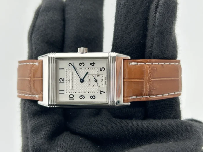 Jaeger-LeCoultre Reverso Classic Grande Taille Silver Dial on Leather Strap Ref. 252.8.71 - Image 2