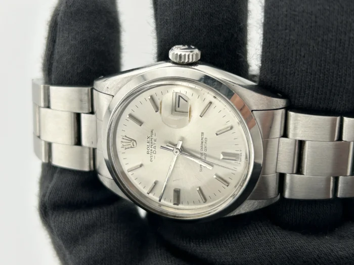 Rolex Oyster Perpetual Date Silver Index Dial on Oyster Ref. 15000 - Image 2