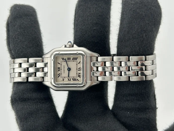Cartier Panthere White Roman Numerals Dial on Stainless Steel Ref. W25033P5 - Image 2