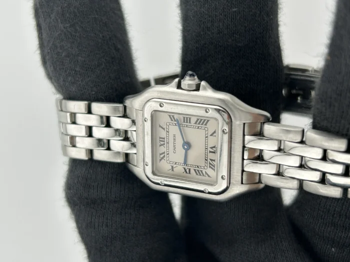 Cartier Panthere White Roman Numerals Dial on Stainless Steel Ref. W25033P5 - Image 3
