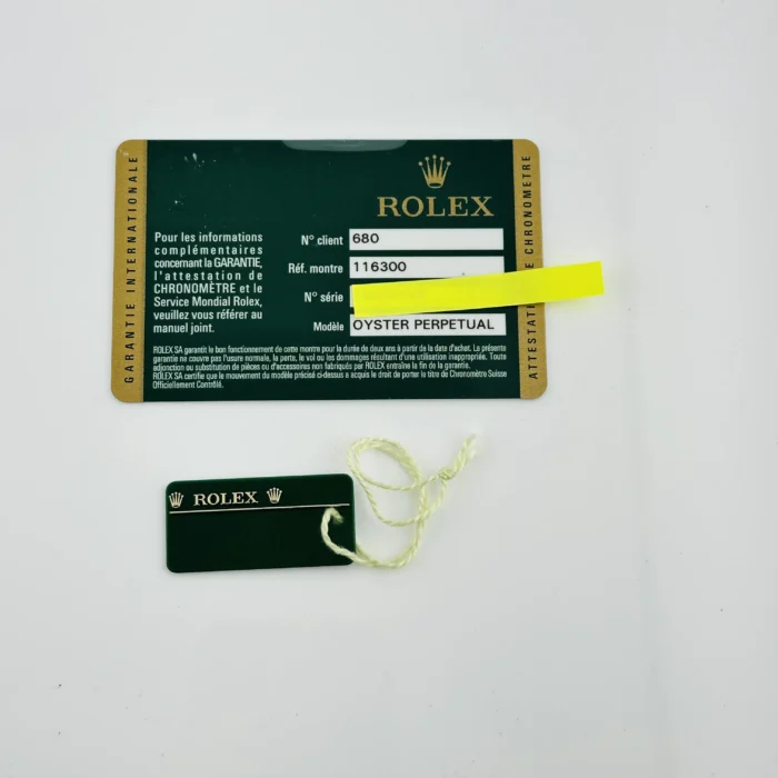 Rolex Datejust Black Dial on Oyster Bracelet Ref. 116300 with Card (Old Green) 2014 - Image 2
