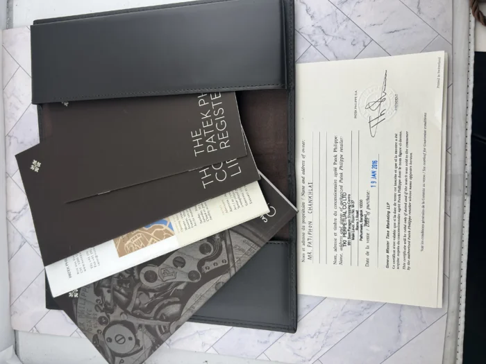 Patek Philippe Chronograph Black Dial Ref. 7071R-010 with Papers 2016 - Image 7