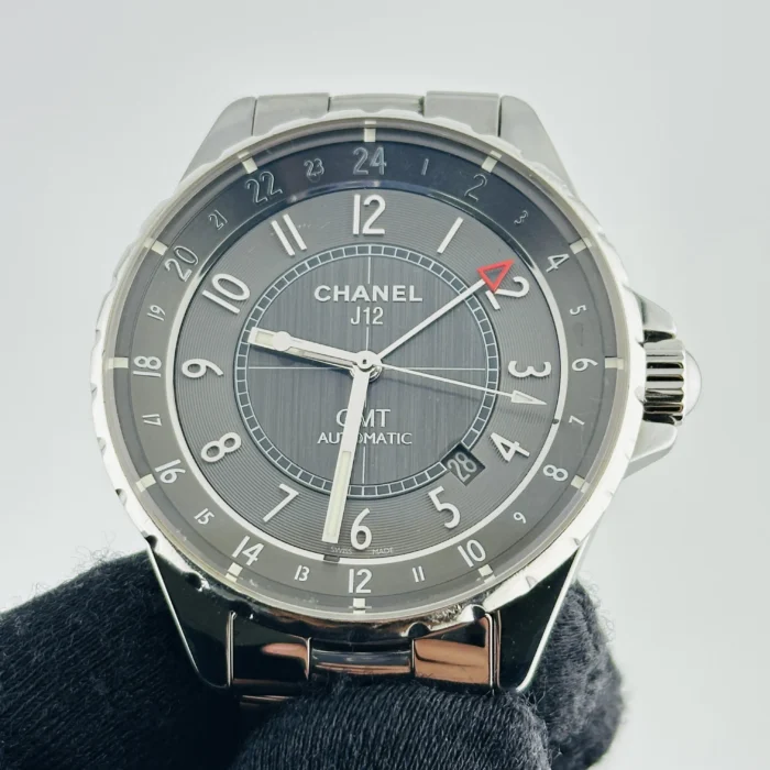 Chanel J12 Gray Dial on Ceramic Bracelet Ref. H3099 - Image 3