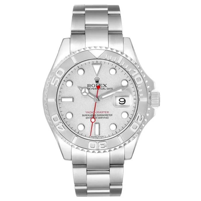 Rolex Yacht Master Silver Dial on Oyster Ref. 16622 with Papers 2006 - Image 1