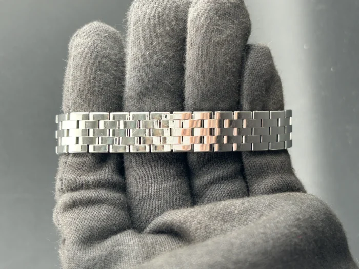 Cartier Santos Demoiselle White Roman Numerals Dial on Stainless Steel Bracelet Ref. W25064Z5 with Manuals Only - Image 4