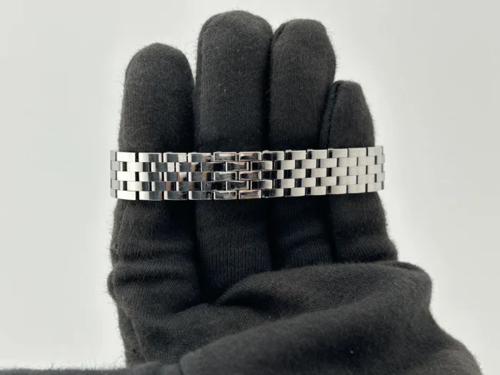 Cartier Santos Demoiselle White Roman Numerals Dial on Stainless Steel Bracelet Ref. W25064Z5 with Manuals Only - Image 4