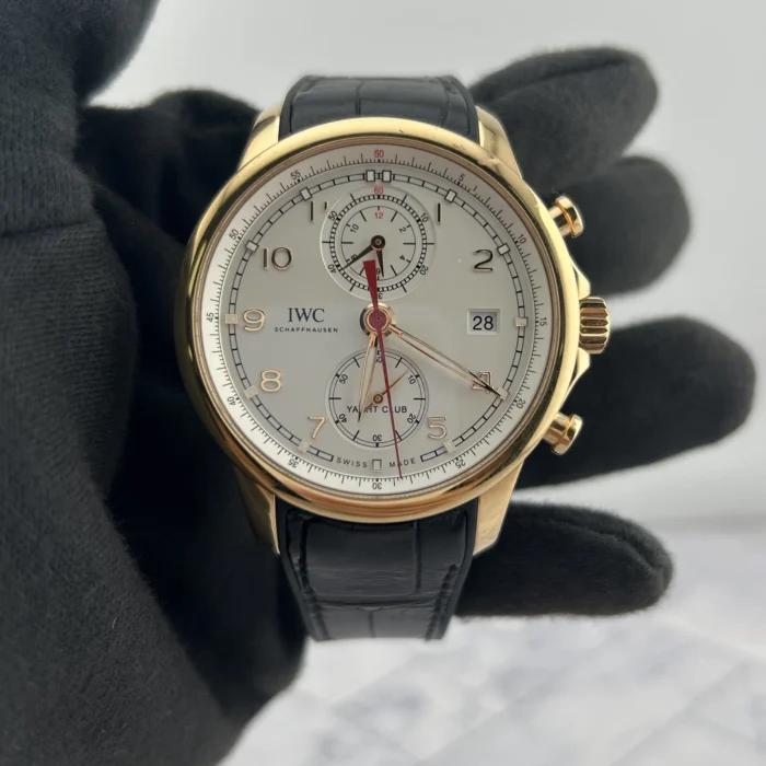 IWC Portugieser Yacht Club White Arabic Numerals Dial on Rubber Strap Ref. IW390501 with Card 2014 - Image 2