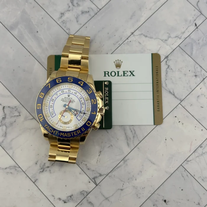 Rolex Yacht-Master II White Dial on Oyster Ref. 116688 with New Style Card (White) 2015 - Image 7
