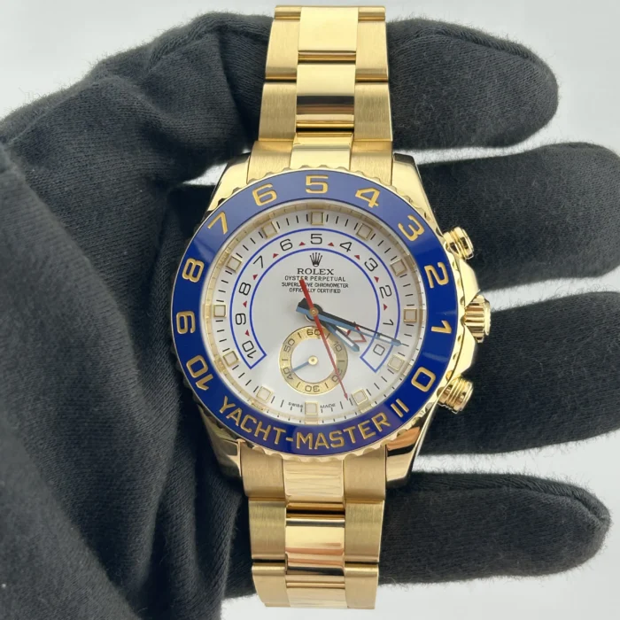 Rolex Yacht-Master II White Dial on Oyster Ref. 116688 with New Style Card (White) 2015 - Image 2