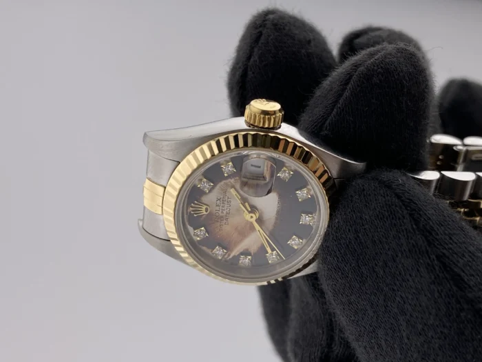 Rolex Datejust Lady Diamond Dial on 18K YG-SS Ref. 69173G - Image 2