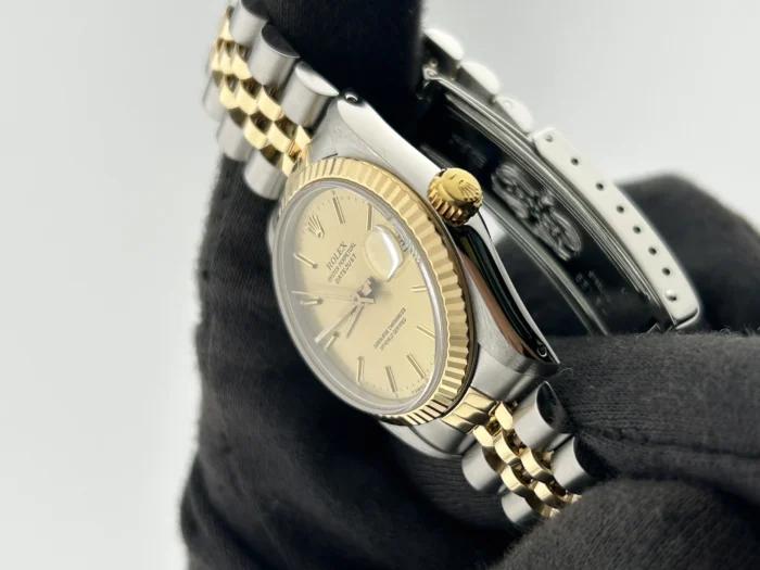 Rolex Datejust 31 Champagne Stick Dial on Jubilee Ref. 68273 - Image 3