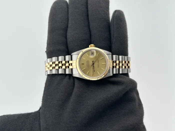 Rolex Datejust 31 Champagne Stick Dial on Jubilee Ref. 68273 - Image 2