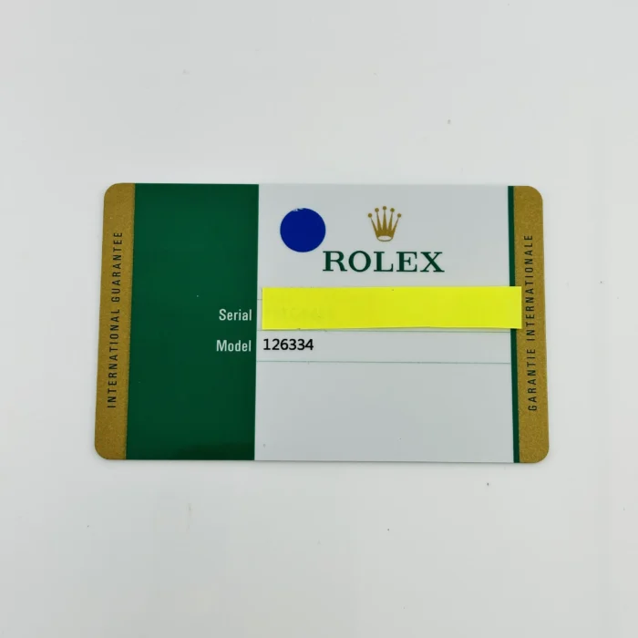 Rolex Datejust Silver Index Dial on D-Link Jubilee Bracelet Ref. 126334 with Card (New Style White) 2019 - Image 7