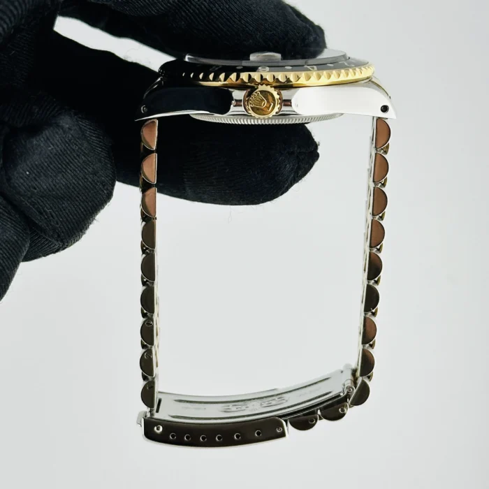 Rolex GMT Master II Black Dial on D-Link Jubilee Bracelet Ref. 16713 - Image 6