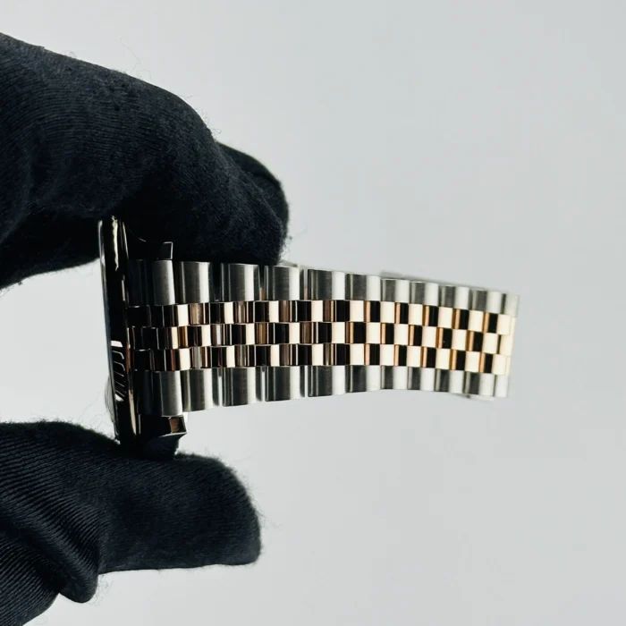Rolex Datejust Sundust Dial on D-Link Jubilee Bracelet Ref. 126331 with New Style Card (White) 2017 - Image 5