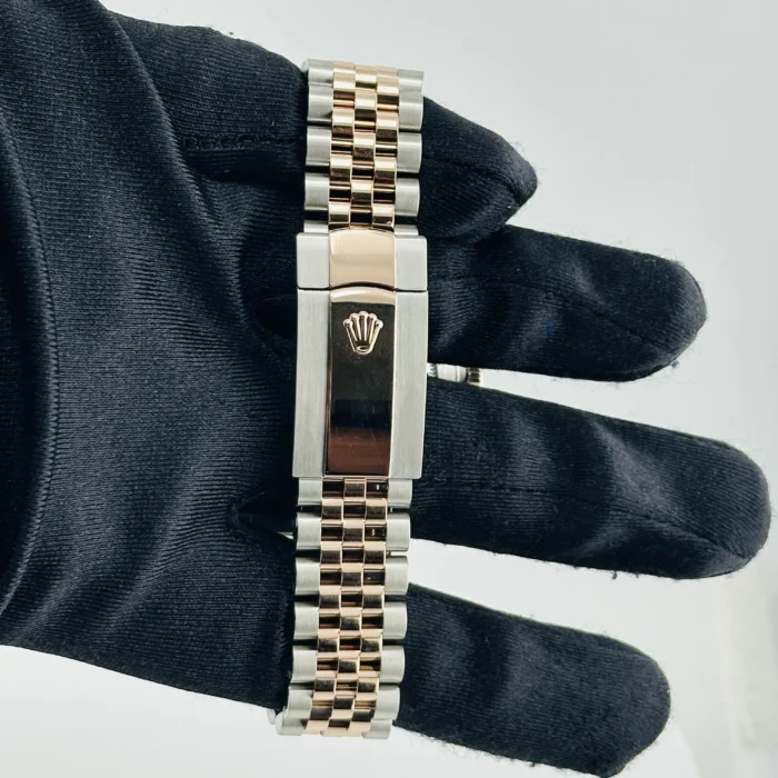 Rolex Datejust Sundust Dial on D-Link Jubilee Bracelet Ref. 126331 with New Style Card (White) 2017 - Image 4