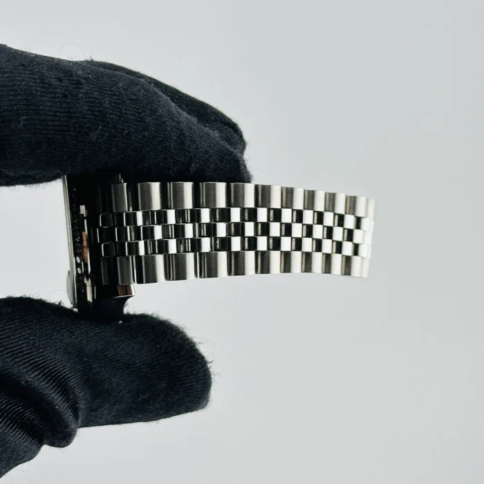 Rolex Datejust Silver Diamond Factory Dial on D-Link Jubilee Bracelet Ref. 278384RBR with New Style Card (green) 2023 - Image 5