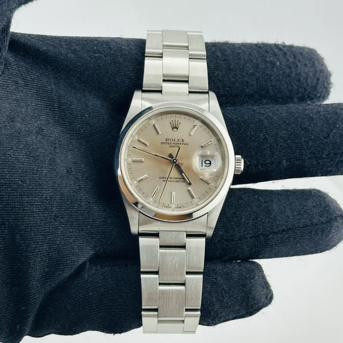 Rolex Oyster Perpetual Silver Stick / Has Fading Dial on Oyster Bracelet Ref. 15200 - Image 2