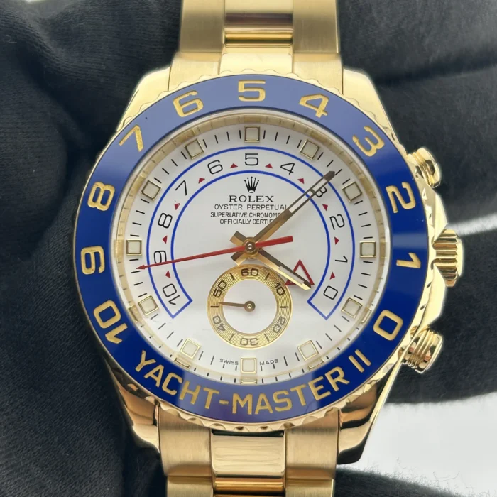 Rolex Yacht-Master II White Dial on Oyster Ref. 116688 with Card (Old Green) 2008 - Image 3