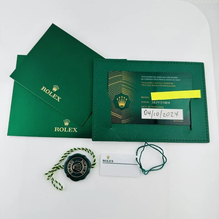 Rolex GMT-Master II "Root Beer" Black Dial on Oyster Bracelet Ref. 126711CHNR with Card (New Style Green) 2024 - Image 7