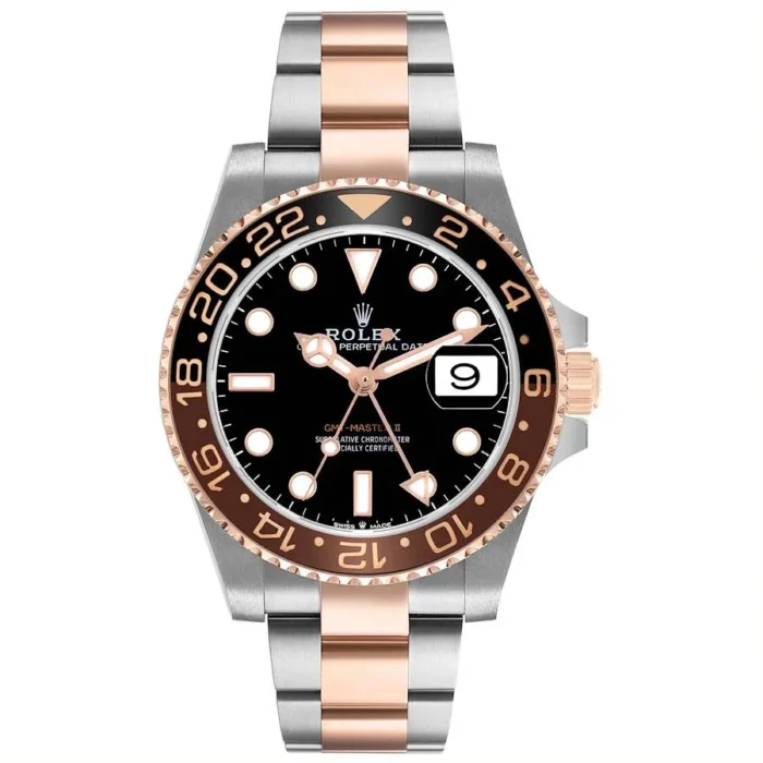 Rolex GMT-Master II "Root Beer" Black Dial on Oyster Bracelet Ref. 126711CHNR with Card (New Style Green) 2024 - Image 1
