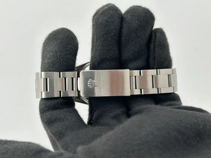 Rolex Oyster Perpetual Salmon Pink Dial on Oyster Steel Bracelet Ref. 67480 - Image 4