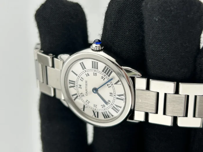 Cartier Ronde Solo Silver Dial on Stainless Steel Bracelet Ref. W6701004 with Papers 2013 - Image 3