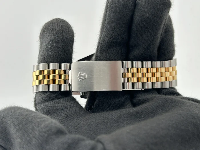 Rolex Datejust Champagne Stick Dial on Jubilee D-Link Bracelet Ref. 16233 - Image 4