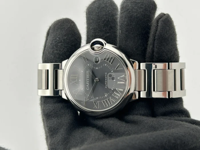Cartier Ballon Bleu de Cartier Gray Roman Numerals Dial on Stainless Steel Bracelet Ref. WSBB0060 with Card 2023 - Image 2