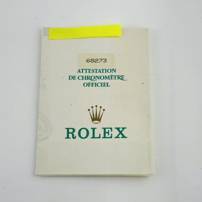 Rolex Datejust Champagne Stick Dial on D-Link Jubilee Bracelet Ref. 68273 with Papers 1991 - Image 2
