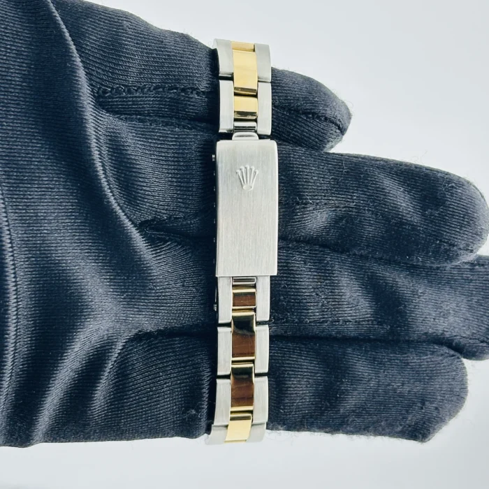 Rolex Datejust AM Champagne Roman Dial on Oyster Bracelet Ref. 69163 - Image 4