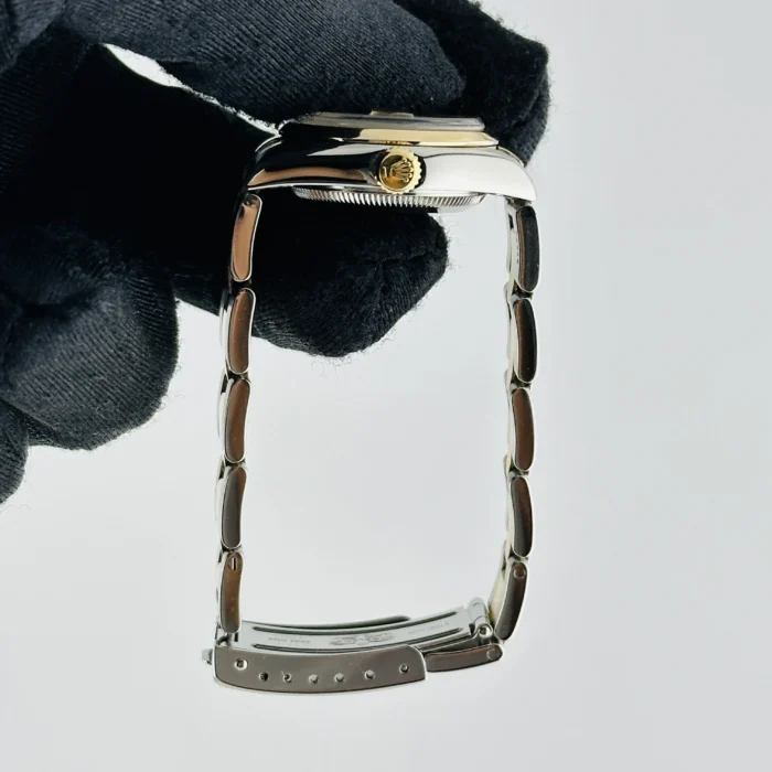 Rolex Datejust AM Champagne Roman Dial on Oyster Bracelet Ref. 69163 - Image 6