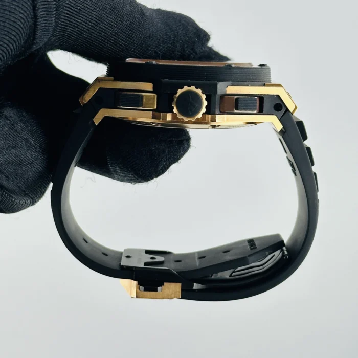 Hublot King Power Foudroyante Black Dial on Rubber-rose gold folding clasp Ref. 715.PX.1128.RX 18K - Image 6