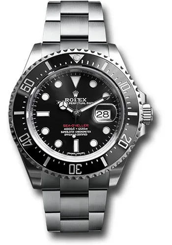 20919572_5c9qrmn8mme59t8q5w8bxyjqkihx.webp Rolex Sea-Dweller Black Dial on Oyster Steel Bracelet Ref. 126600 with Card 2020 - Image 1