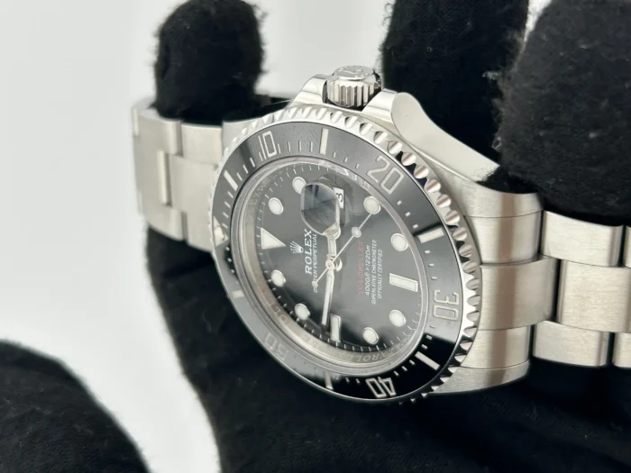 Rolex Sea-Dweller Black Dial on Oyster Steel Bracelet Ref. 126600 with Card 2020 - Image 3