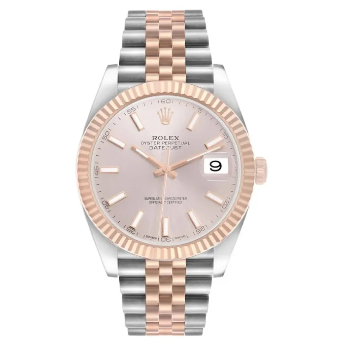 Rolex Datejust Sundust Dial on D-Link Jubilee Bracelet Ref. 126331 with Card (New Style White) 2017 - Image 1