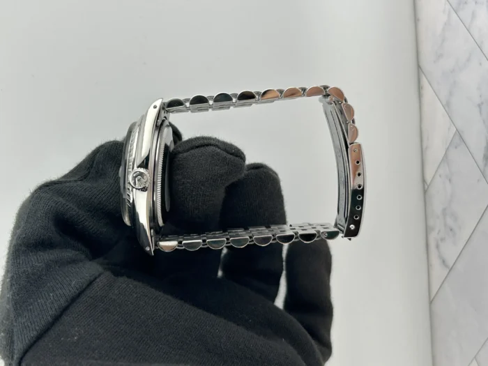 Rolex Datejust Silver Stick Dial on D-Link Jubilee Bracelet Ref. 1603 - Image 5