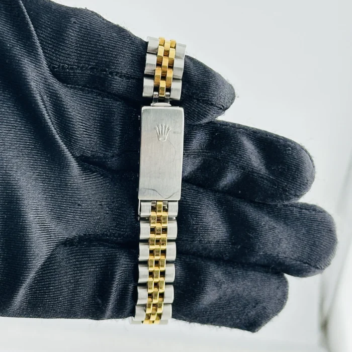 Rolex Datejust White Roman Dial on D-Link Jubilee Bracelet Ref. 69173 - Image 4