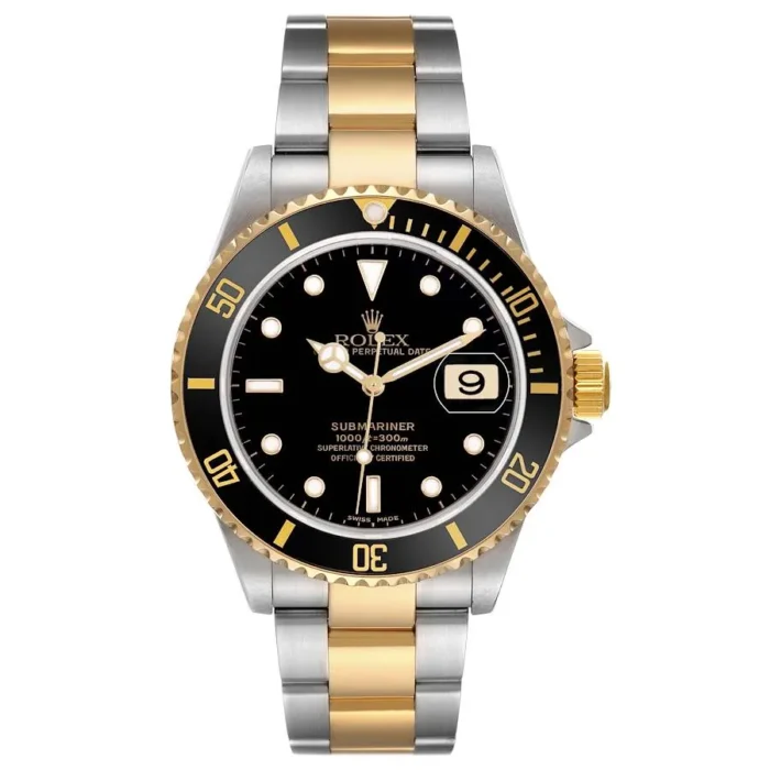 Rolex Submariner Black Dial on Oyster bracelet Ref. 16613 T - Image 1